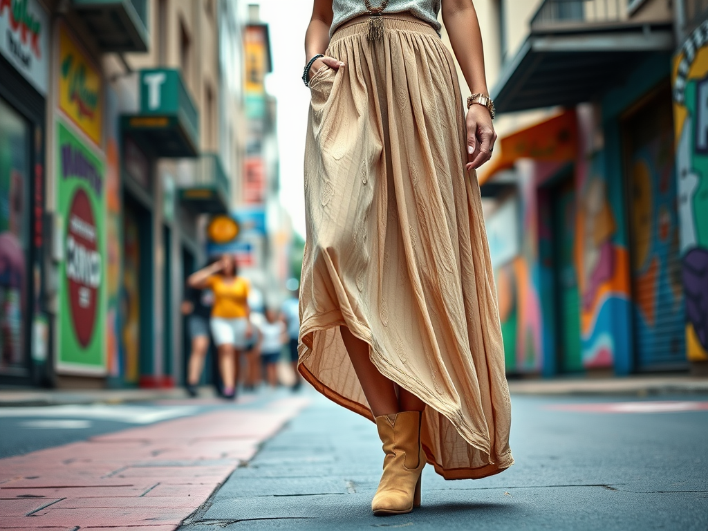 artesctc.ro | Pantofii bej și stilul boho: ținute inspiraționale