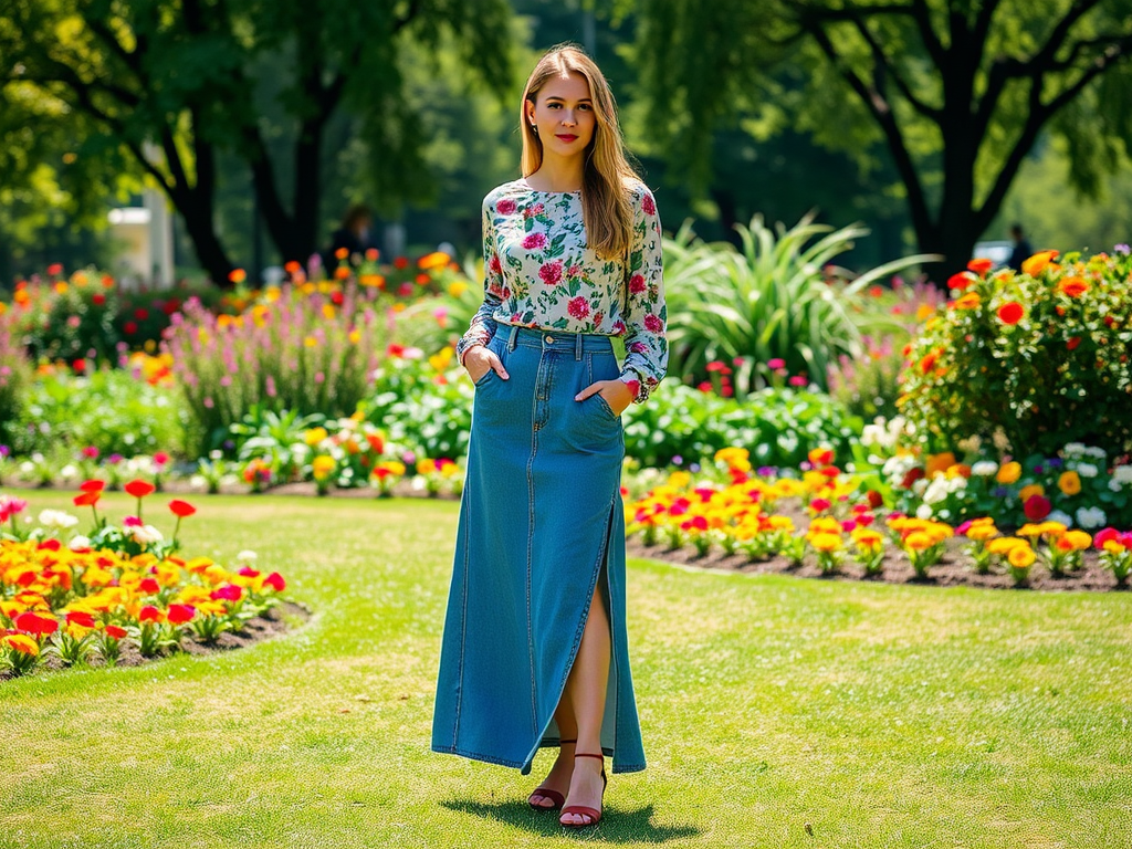 artesctc.ro | Fusta de blugi și combinațiile de culori trendy
